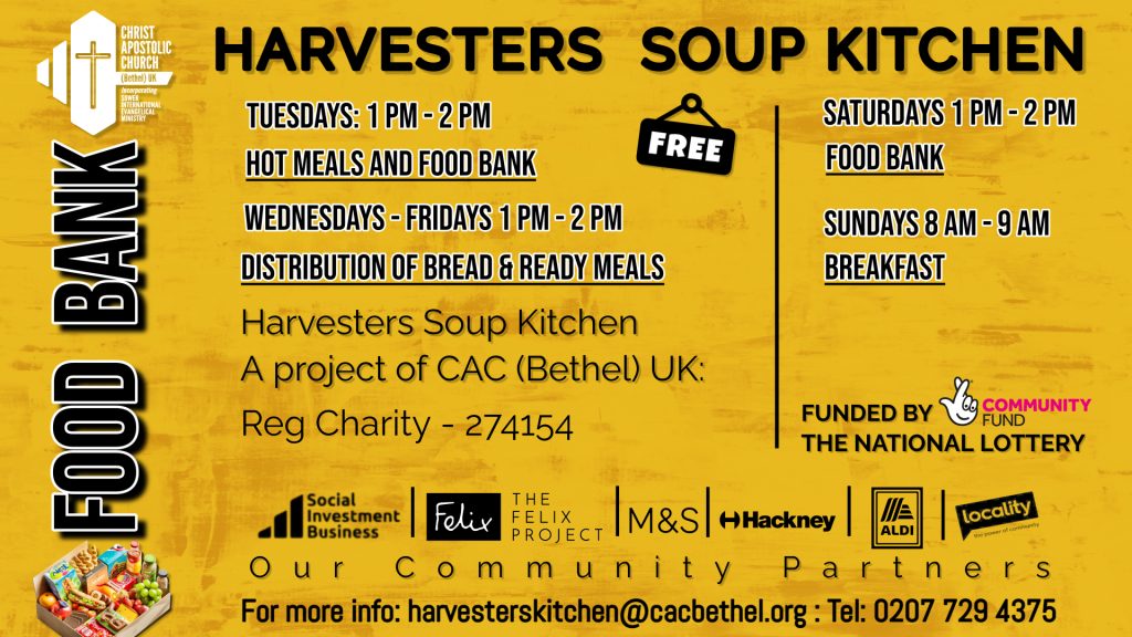 Harvest Soup Kitchen- Hot Meals And Food Bank