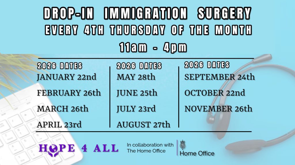 Drop-in Immigration Surgery